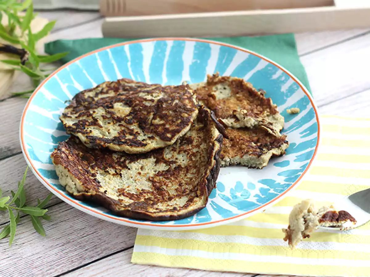 Pancakes rapides et sans gluten (bananes+ oeufs)