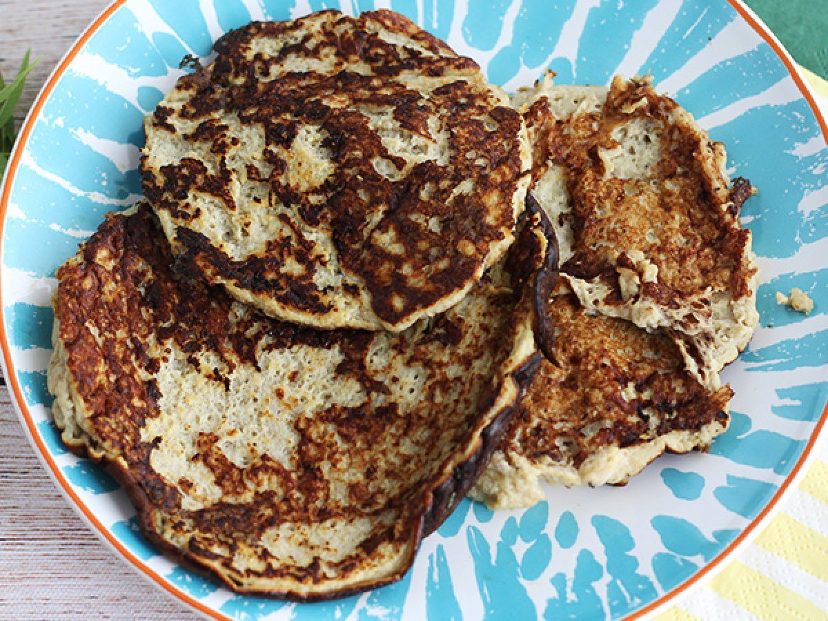 Pancakes rapides et sans gluten (bananes+ oeufs) Recette Ptitchef