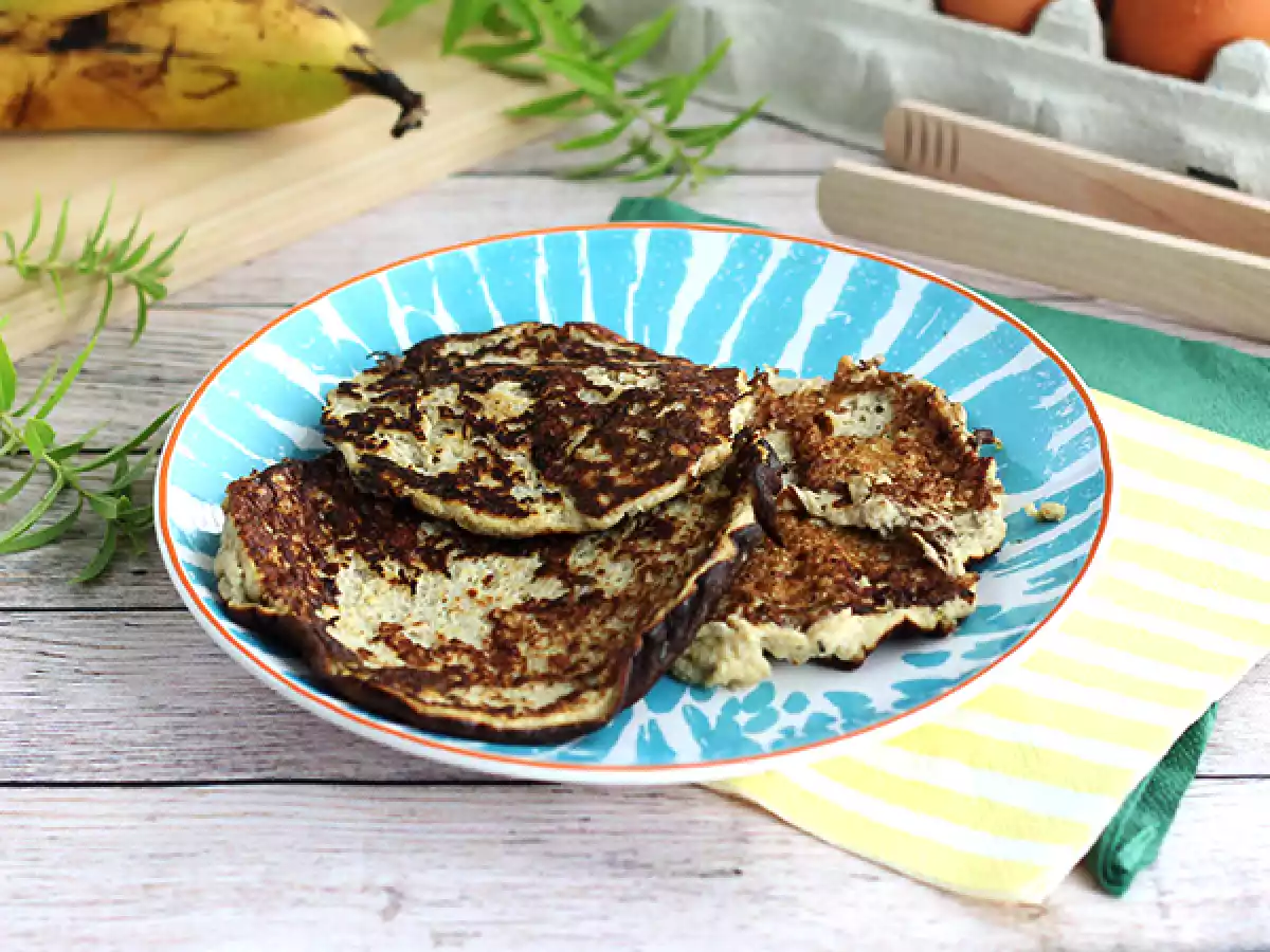 Pancakes rapides et sans gluten (bananes+ oeufs) - photo 3