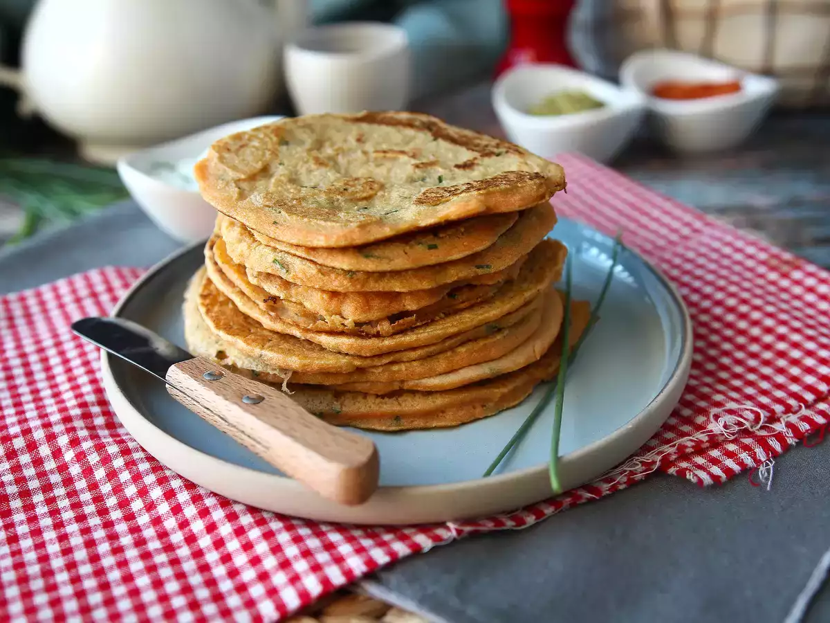 Pancakes salés aux lentilles corail : recette facile et protéinée - photo 2