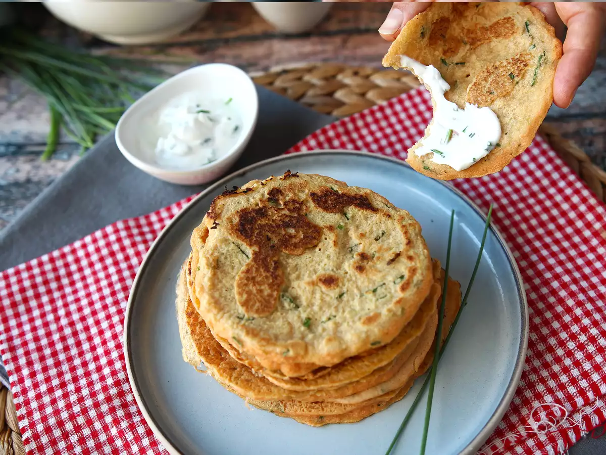 Pancakes salés aux lentilles corail : recette facile et protéinée - photo 4