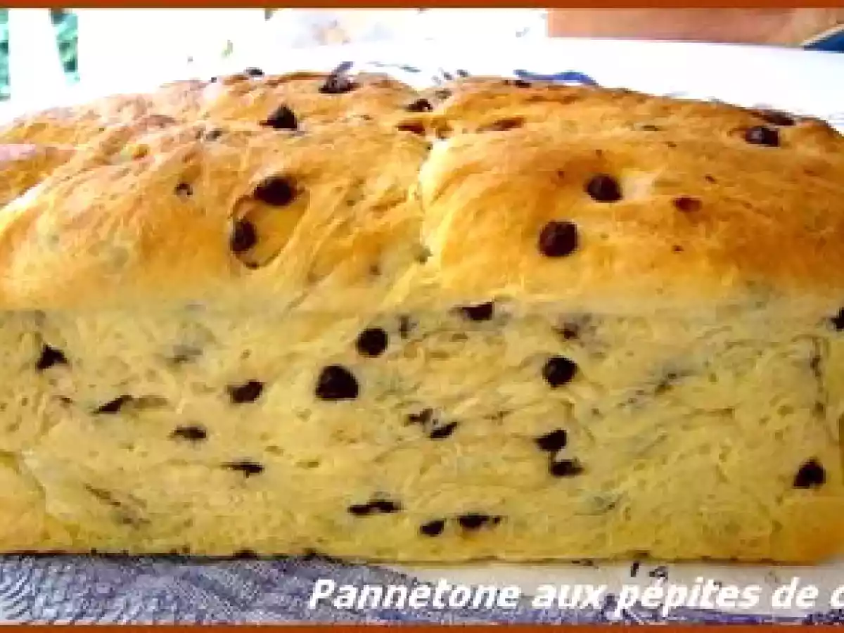 Panettone aux pépites de chocolat
