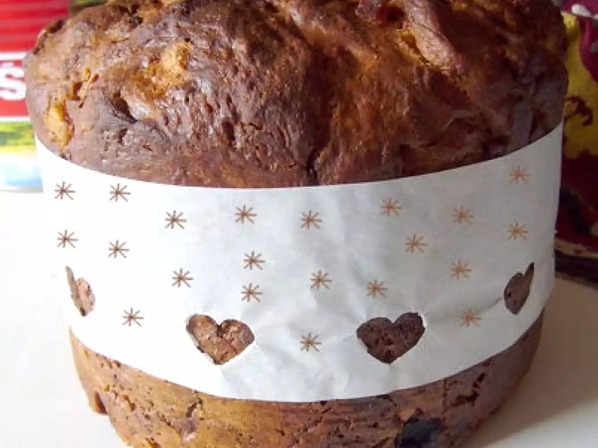 Panettone raisin et orange confite