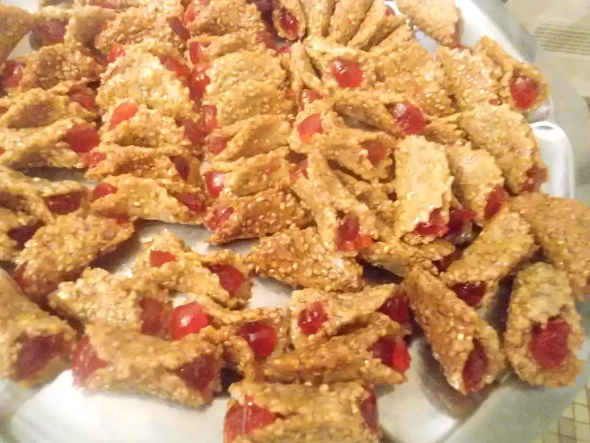 PANIER ou Babouches aux sésame et miel