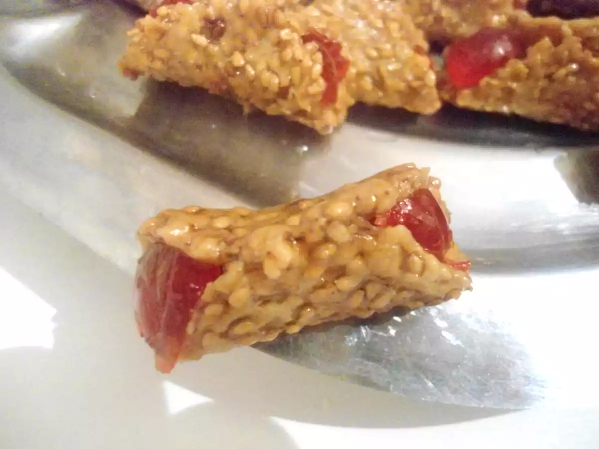 PANIER ou Babouches aux sésame et miel - photo 2