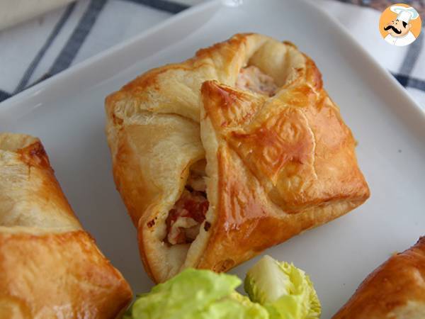 Paniers Feuilletes Au Saumon Fume Et Fromage De Chevre Frais