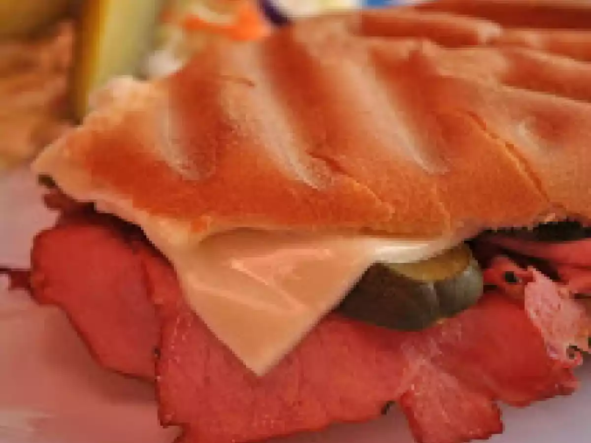 Panini au smoked meat