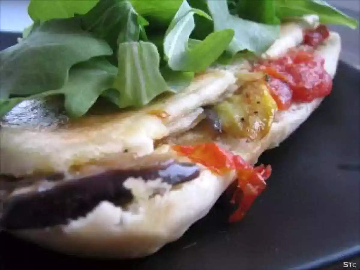 Panini légumes grillés & merguez