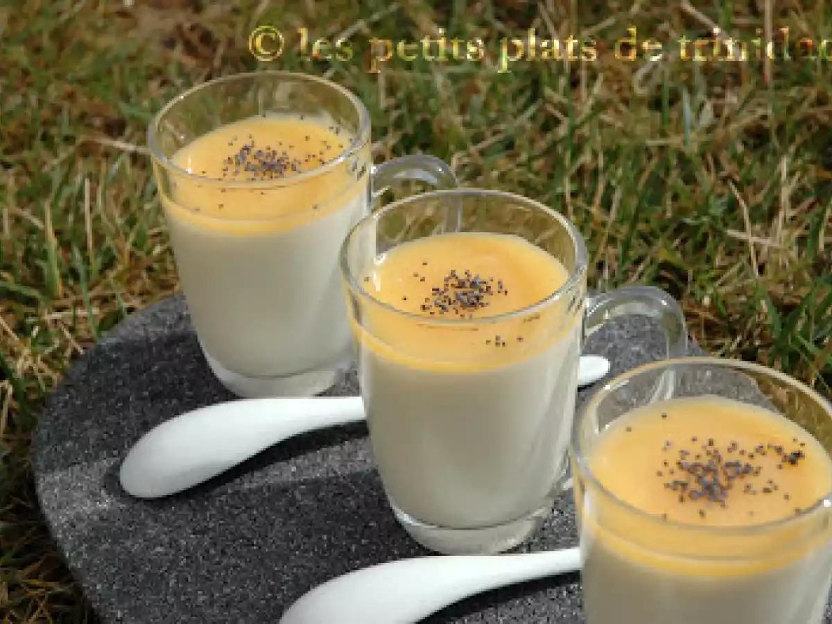 Panna cotta à l'amaretto et au lemon curd