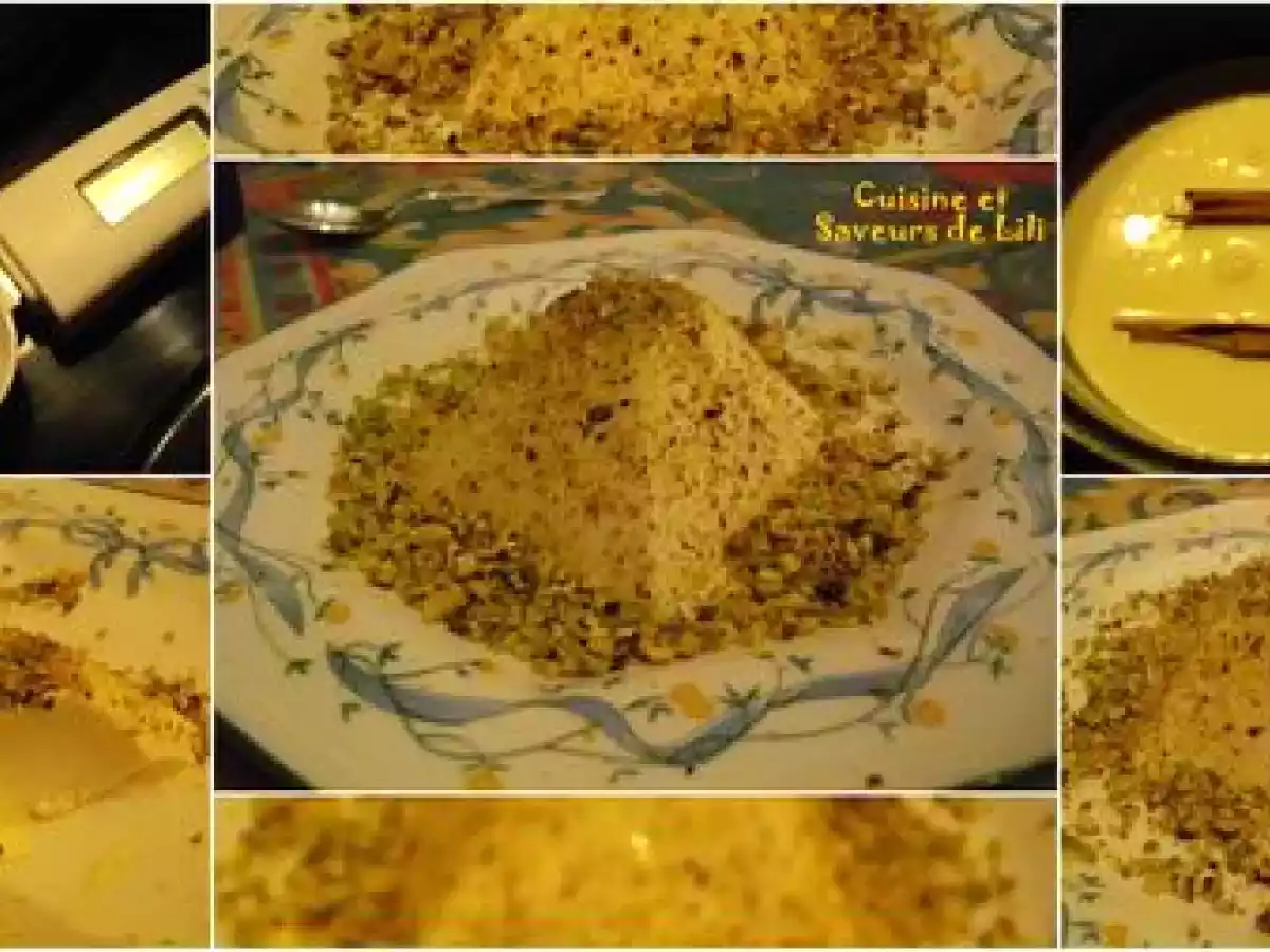 Panna Cotta à l'orientale