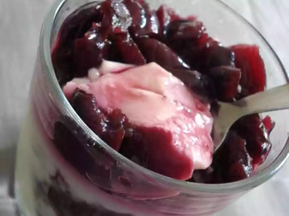 Panna cotta à la cannelle & sa compotée de cerises - photo 2