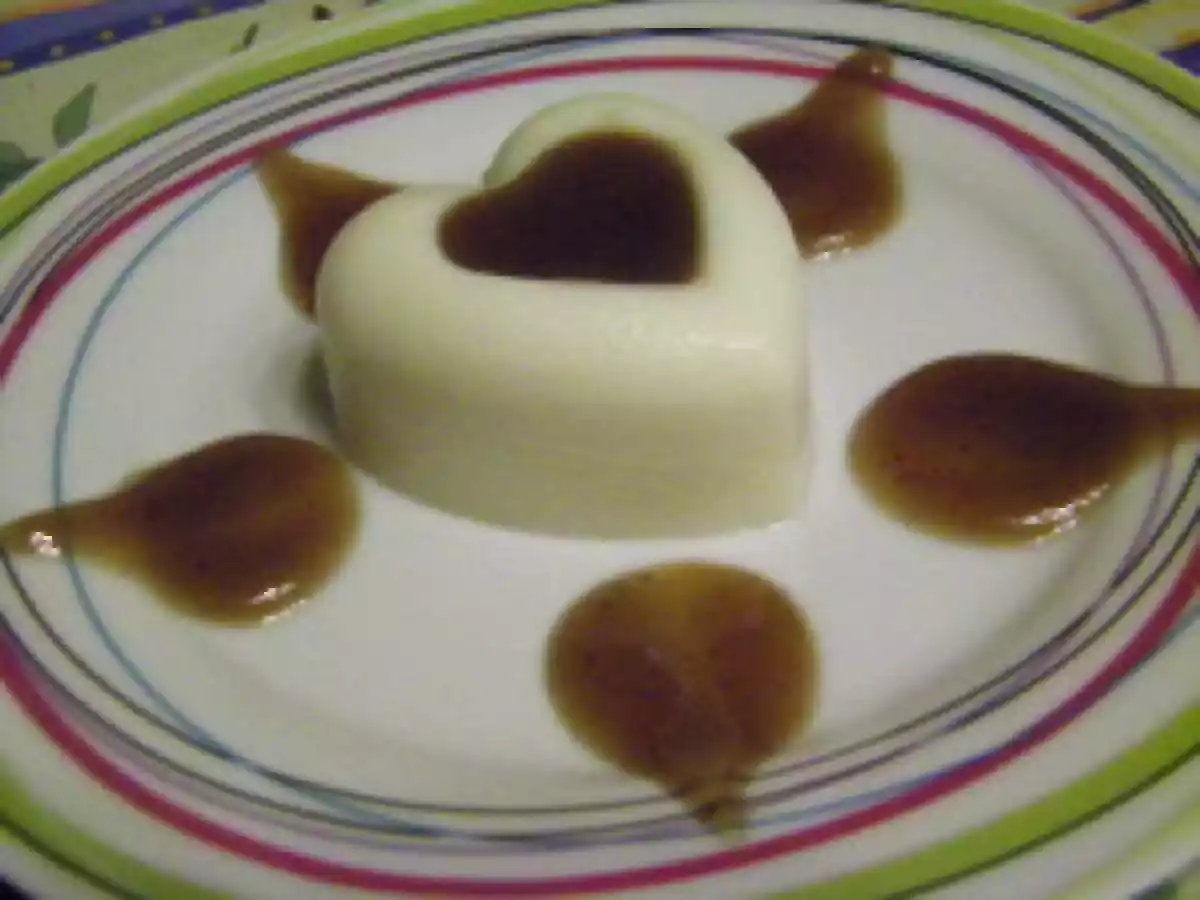 Panna Cotta à la châtaigne et coulis de crème de marrons
