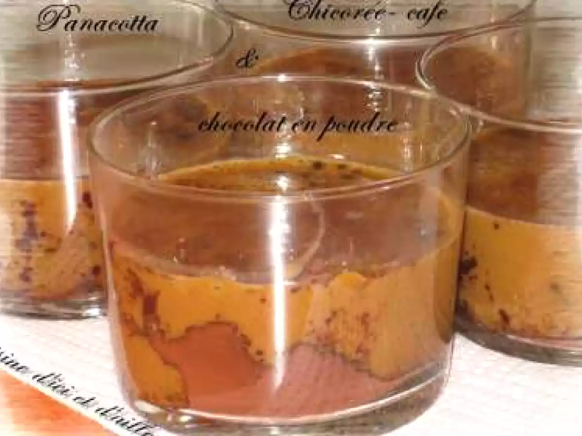 Panna cotta à la chicorée saveur café - photo 2