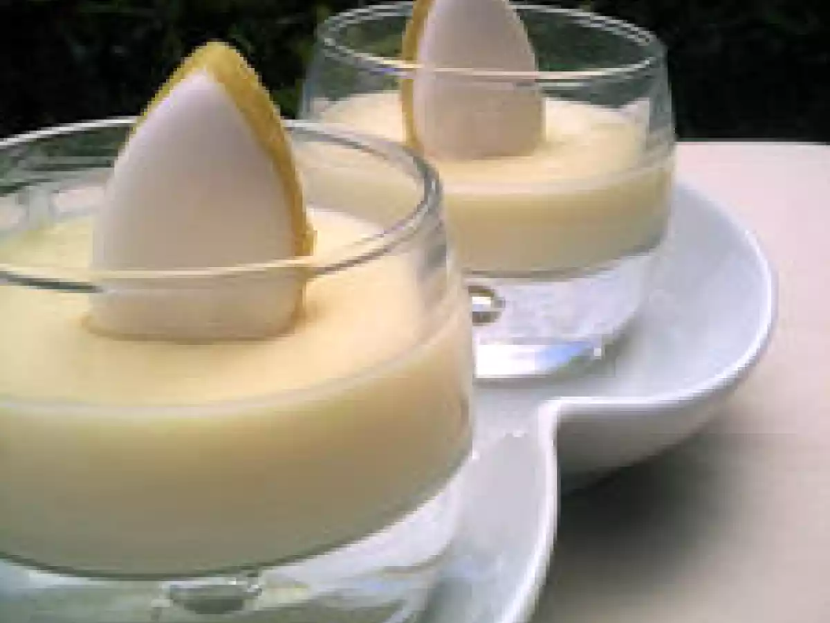 Panna cotta à la crème de calisson