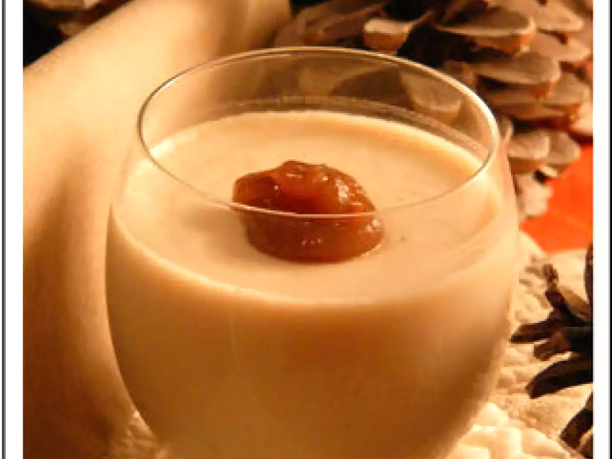Panna Cotta à la crème de marron et au whisky