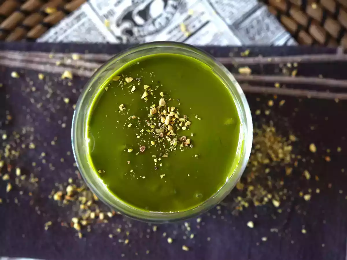 Panna cotta à la crème de pistache - photo 3