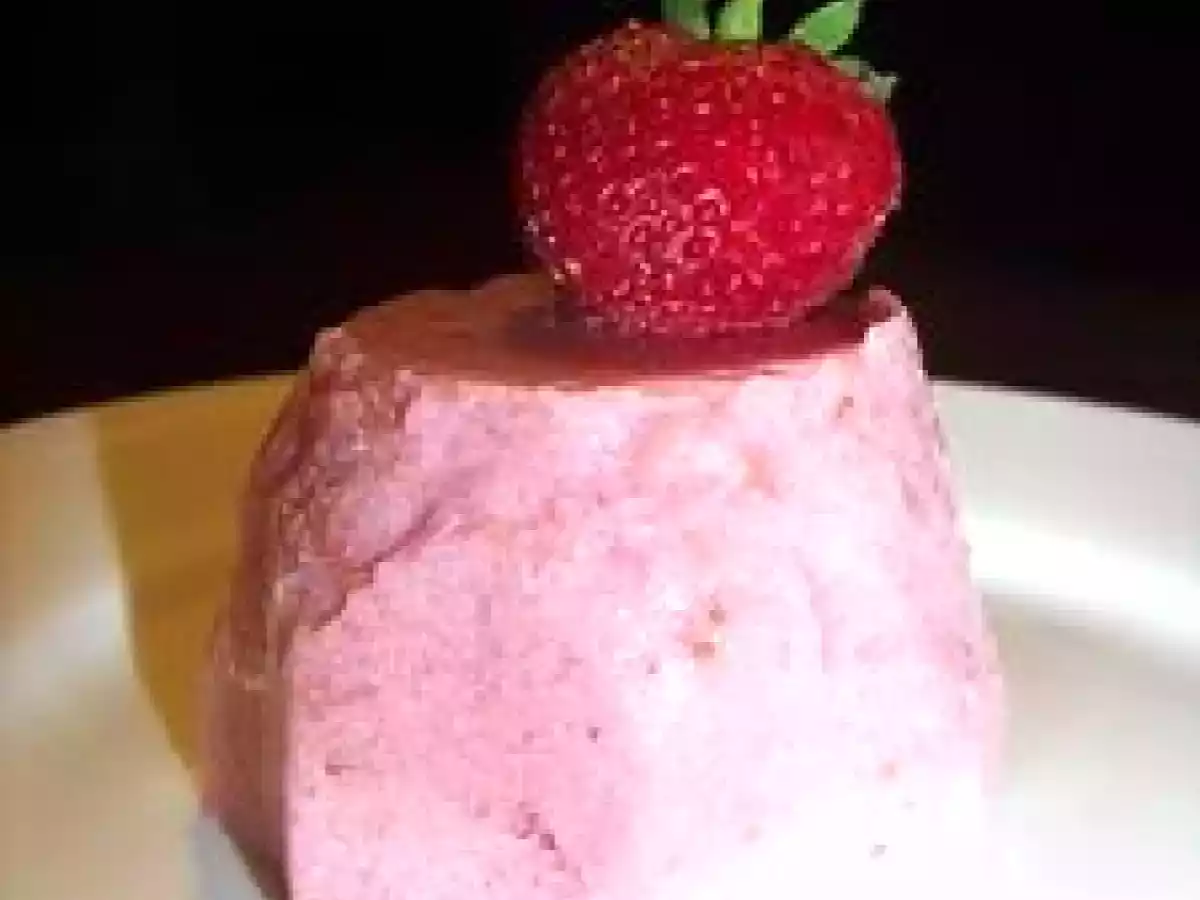 Panna cotta à la fraise