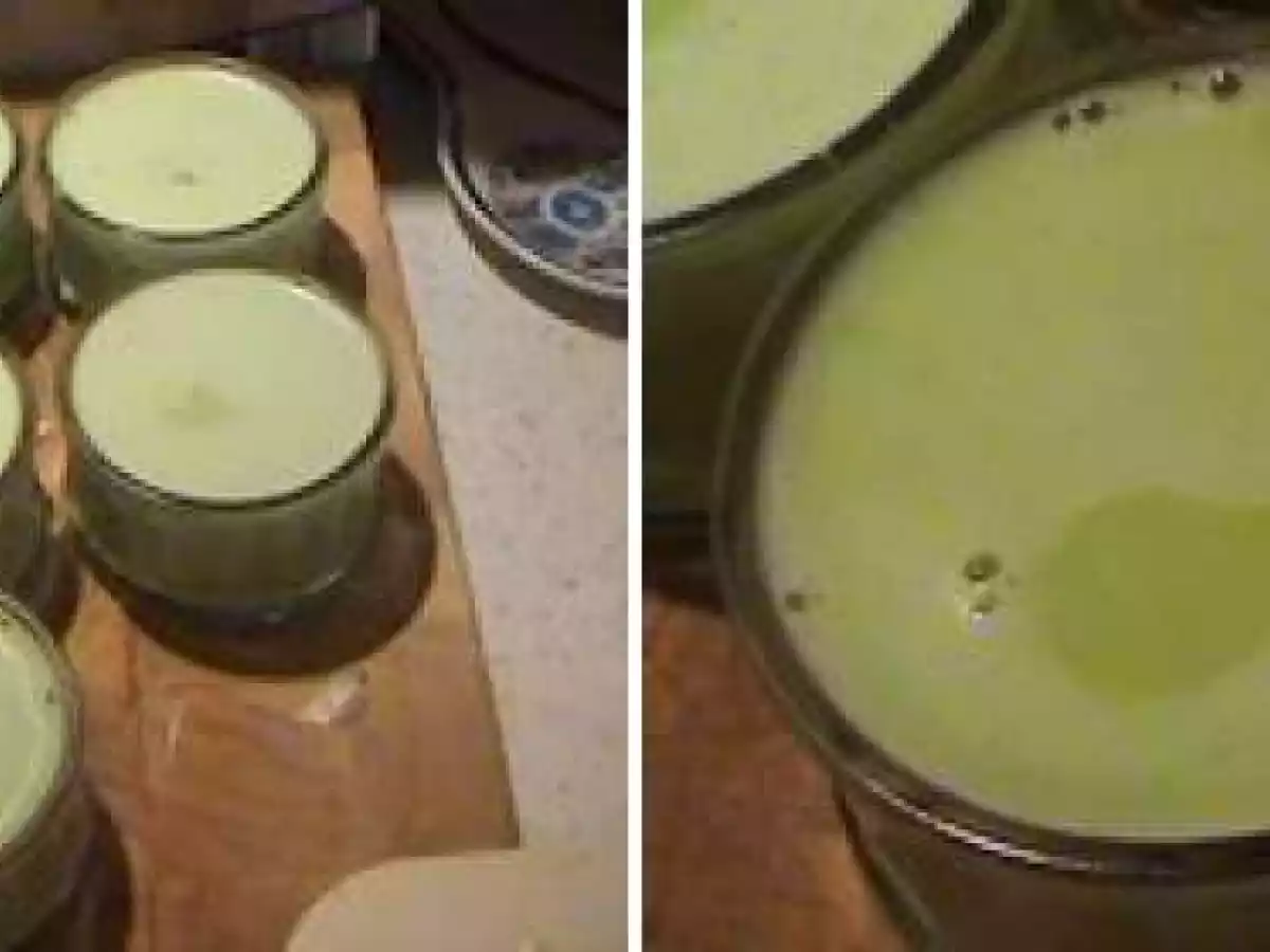 PANNA COTTA A LA MENTHE FRAICHE