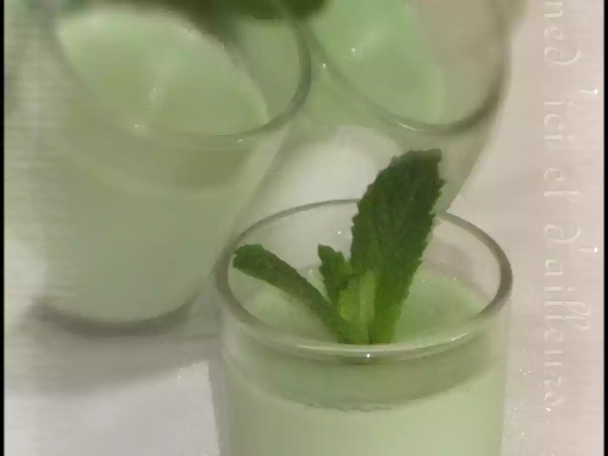 Panna cotta à la menthe verte - photo 2