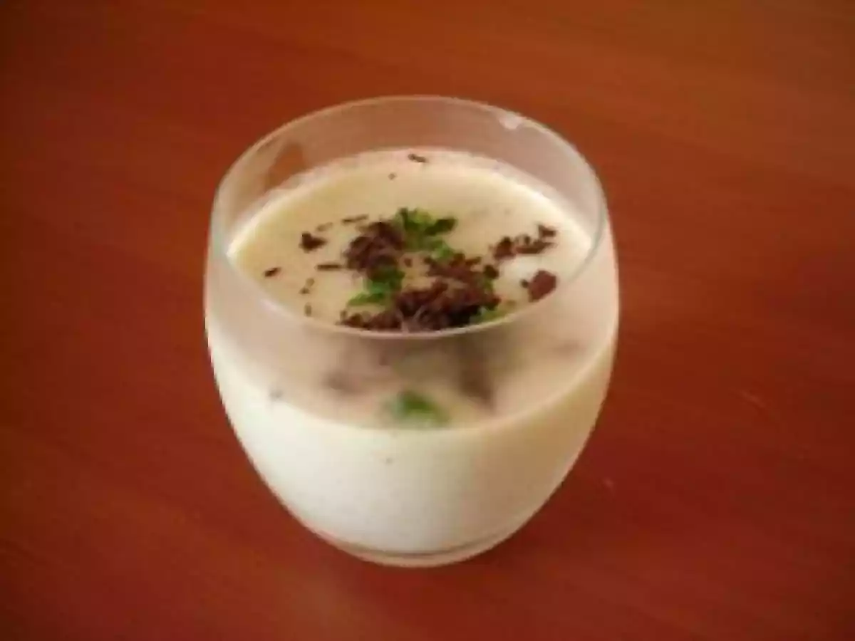 Panna cotta à la poire