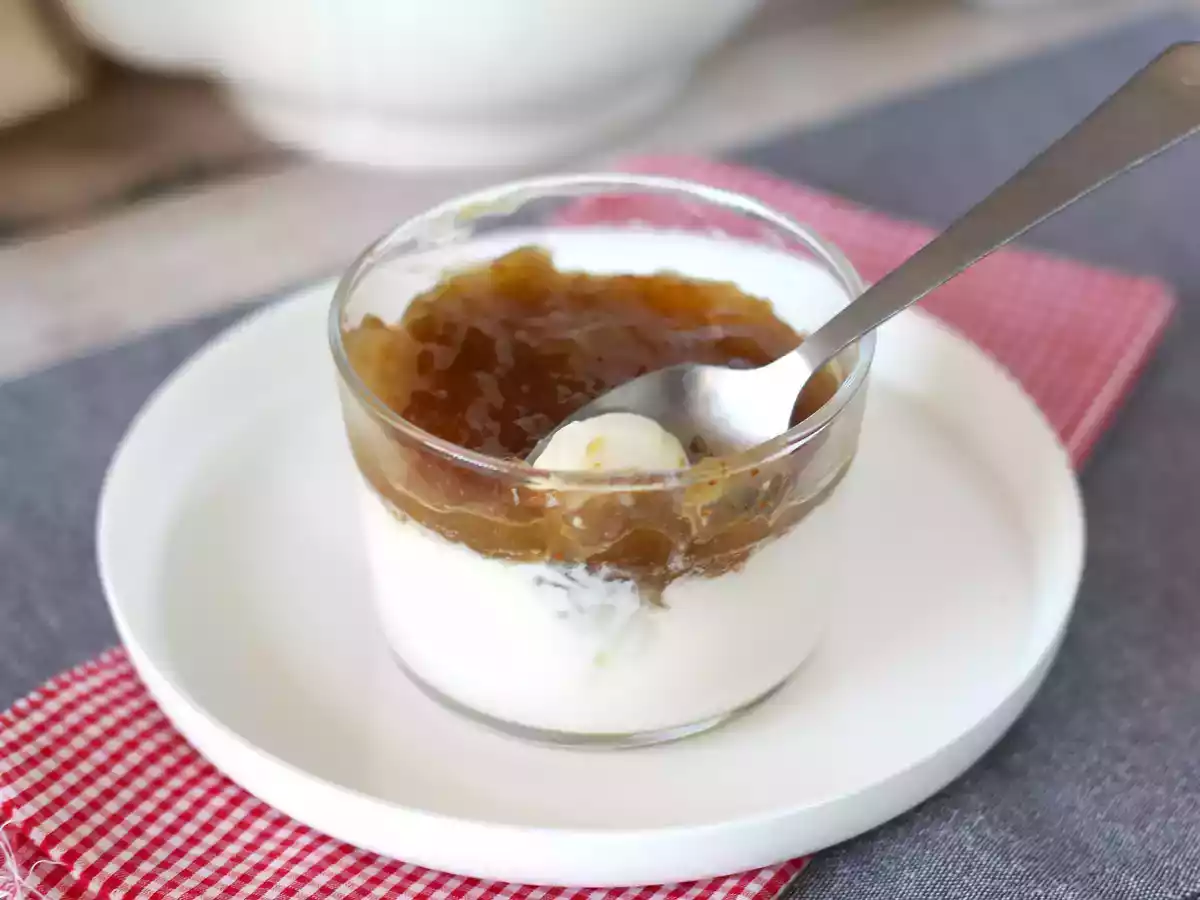 Panna cotta à la vanille et coulis de figue - photo 3