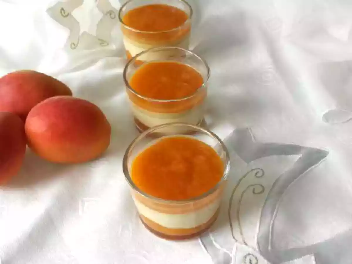 Panna cotta abricots et pistache - photo 2