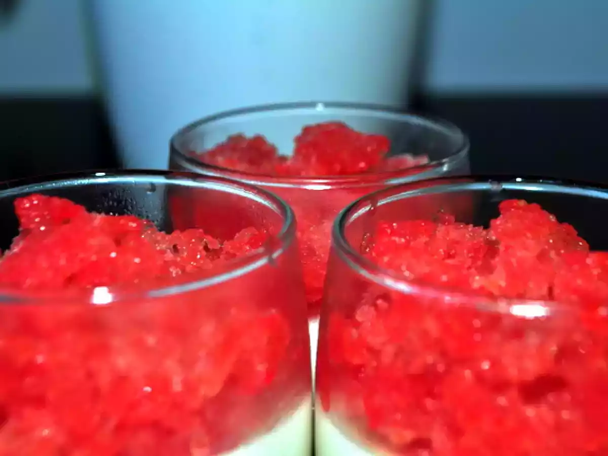 Panna Cotta au chèvre & Gaspacho de tomates givré - photo 2