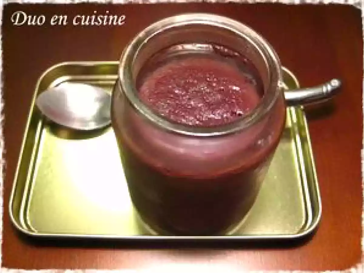 Panna cotta au chocolat de Noël