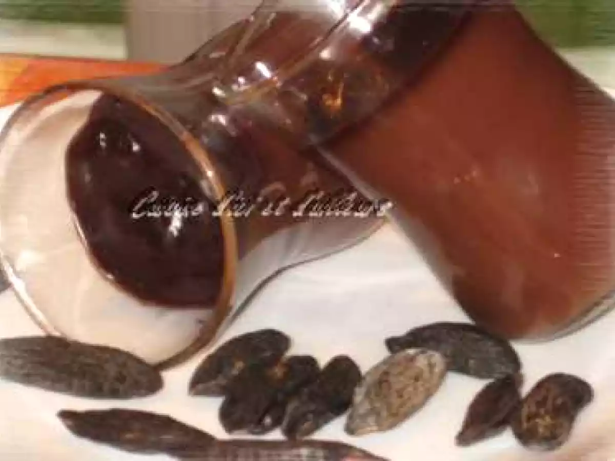 Panna cotta au chocolat et feve tonka