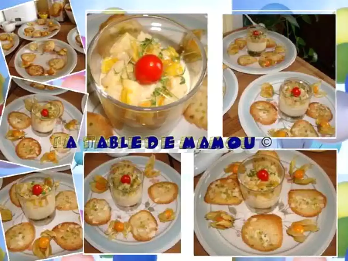 Panna cotta au foie gras de canard