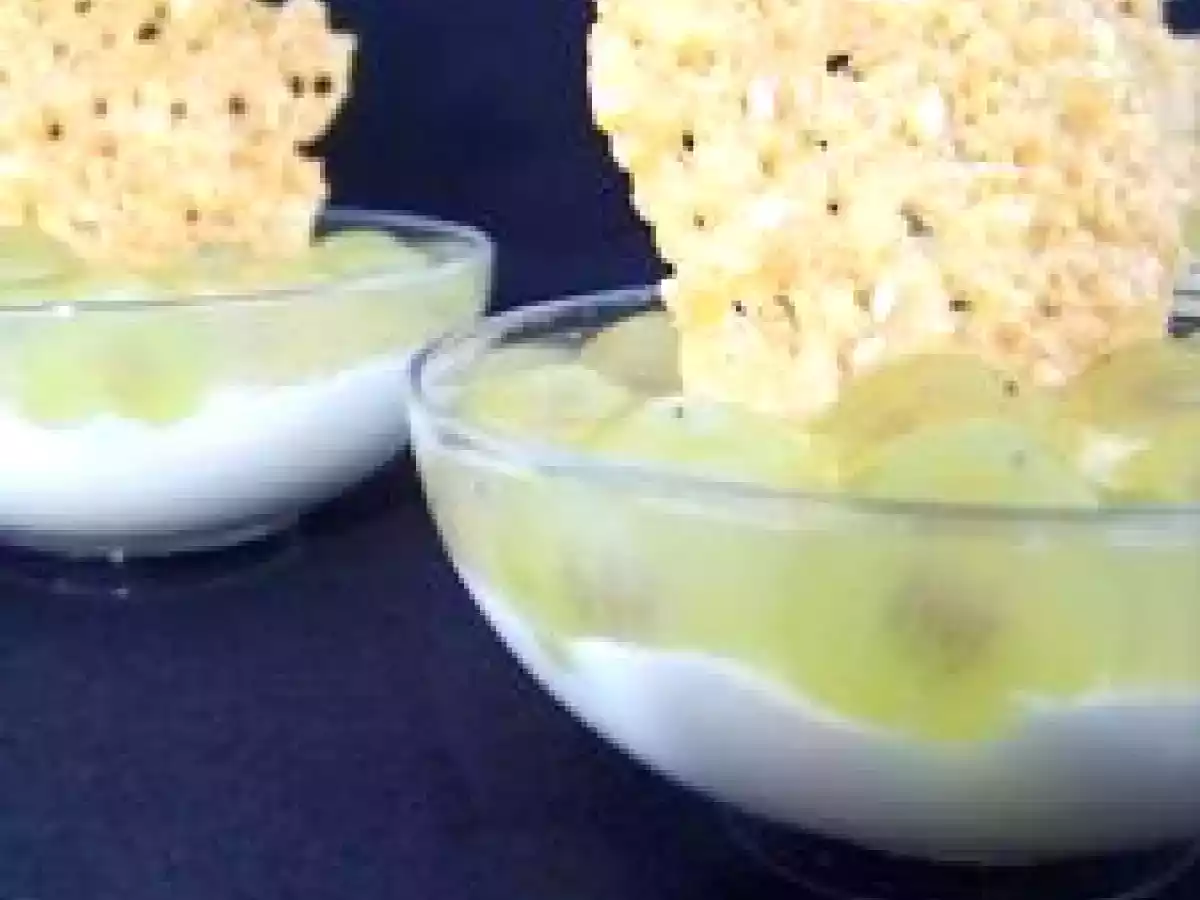 Panna cotta au gorgonzola et raisins en gelée - photo 2