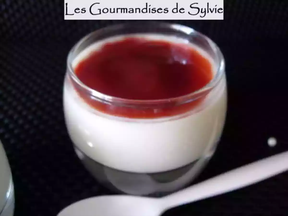 Panna Cotta au Lemon Curd et Coulis de Framboises - photo 2