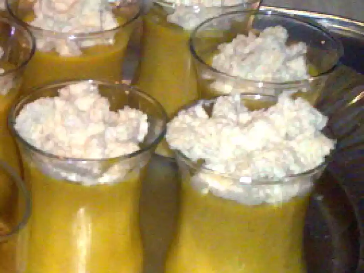 Panna cotta au potiron & sa chantilly aux 5 épices