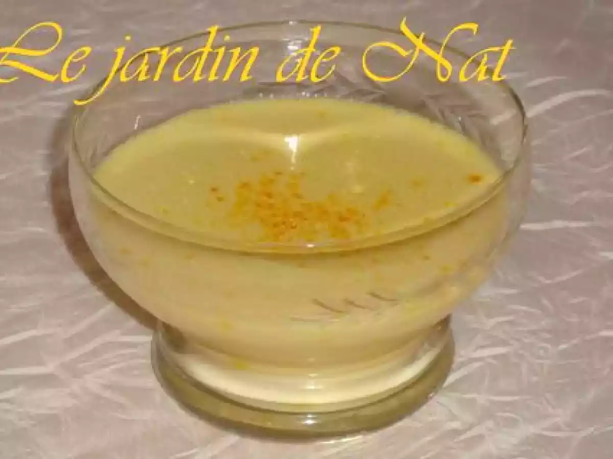 Panna cotta au safran