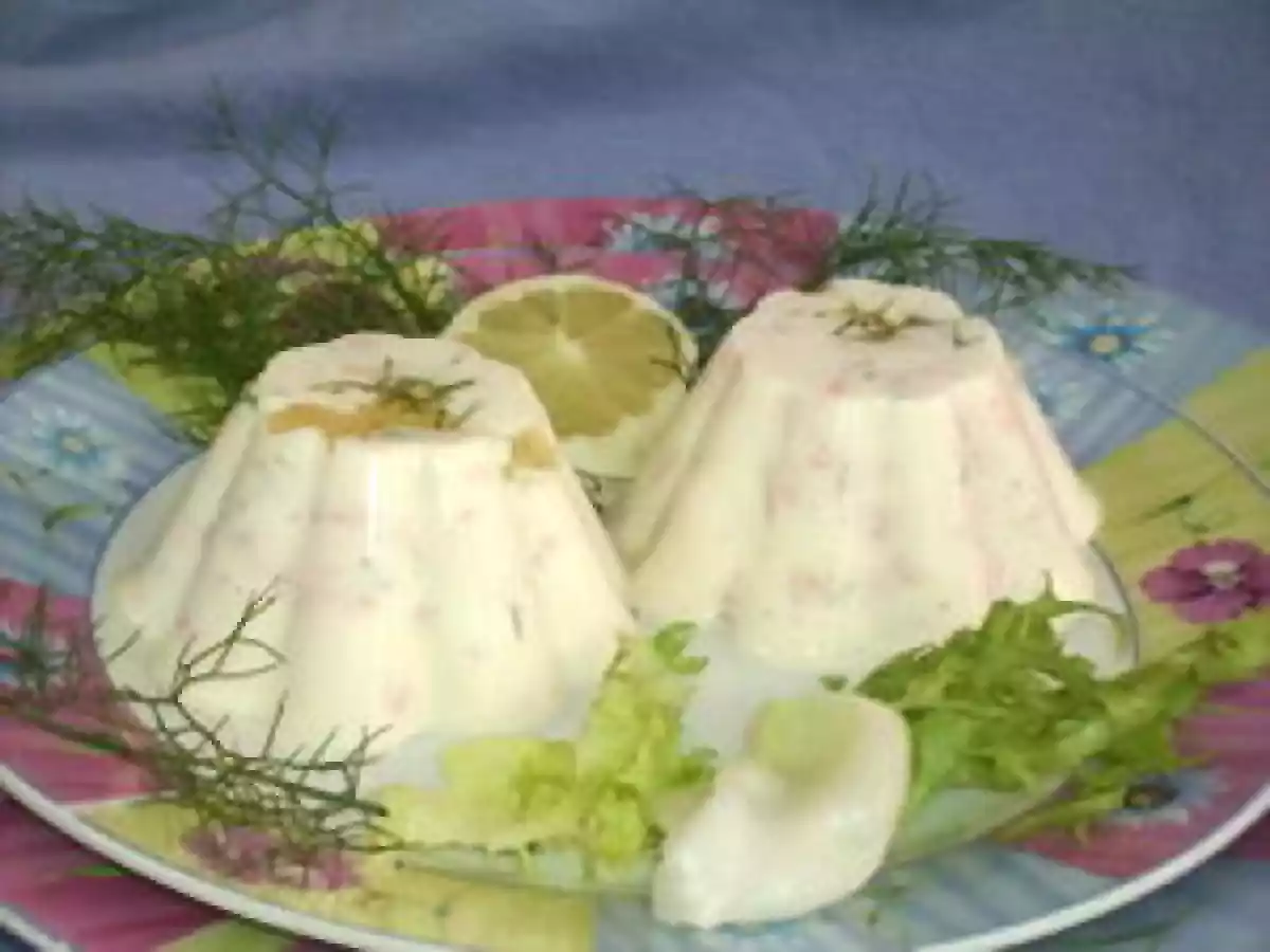 PANNA COTTA AU SAUMON FUME ET A L'ANETH