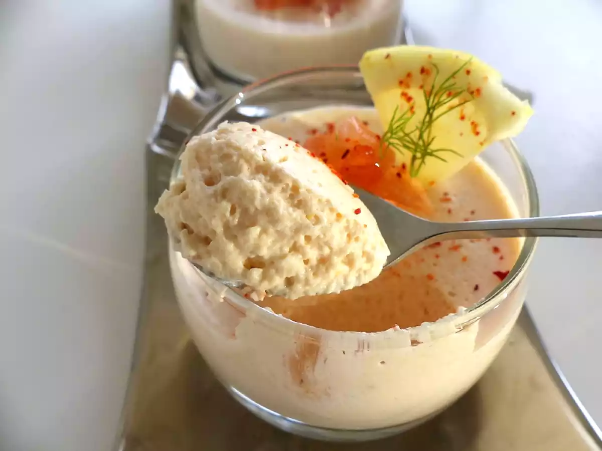 Panna cotta au saumon fumé pour l'apéritif