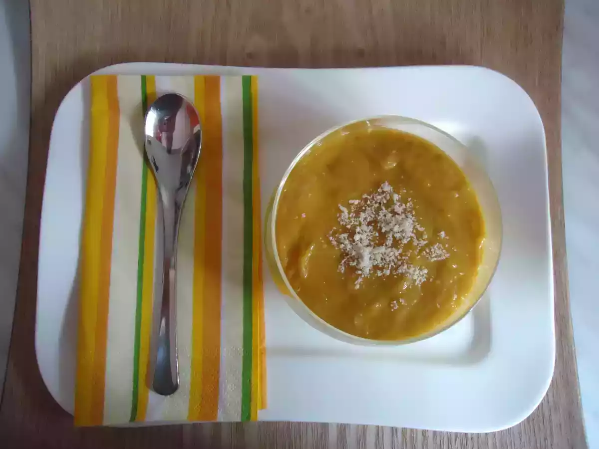 Panna cotta au sirop d'orgeat