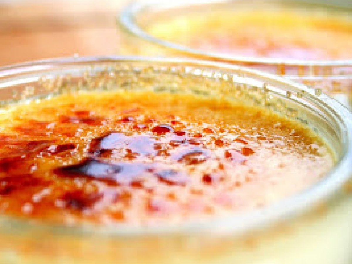 Panna cotta aux bonbons à la banane façon crème brûlée Recette Ptitchef