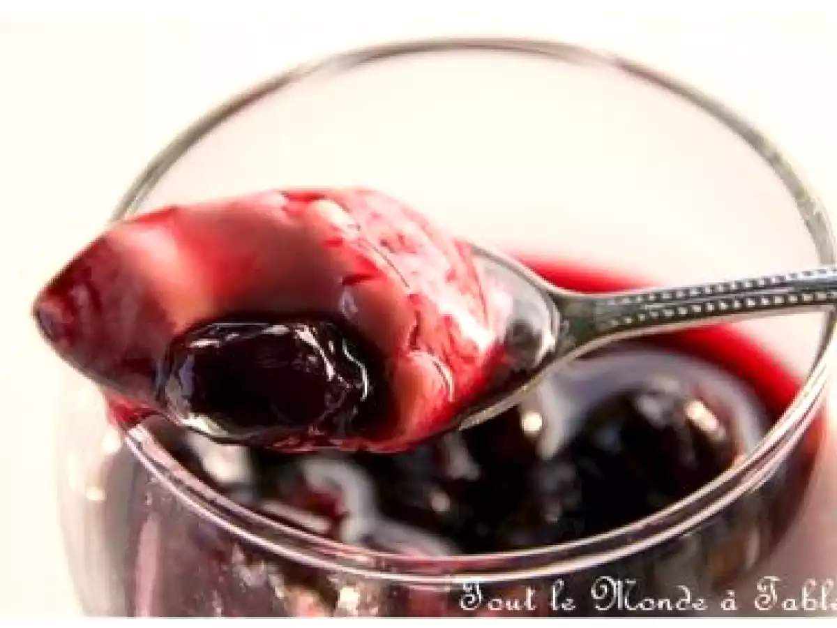 Panna cotta aux cerises noires - photo 3