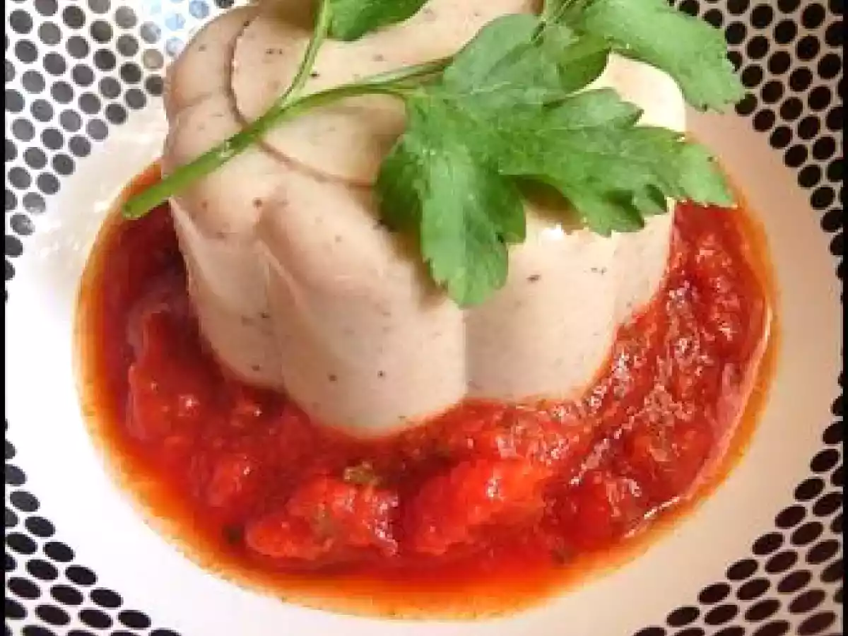 Panna cotta aux champignons et moutarde