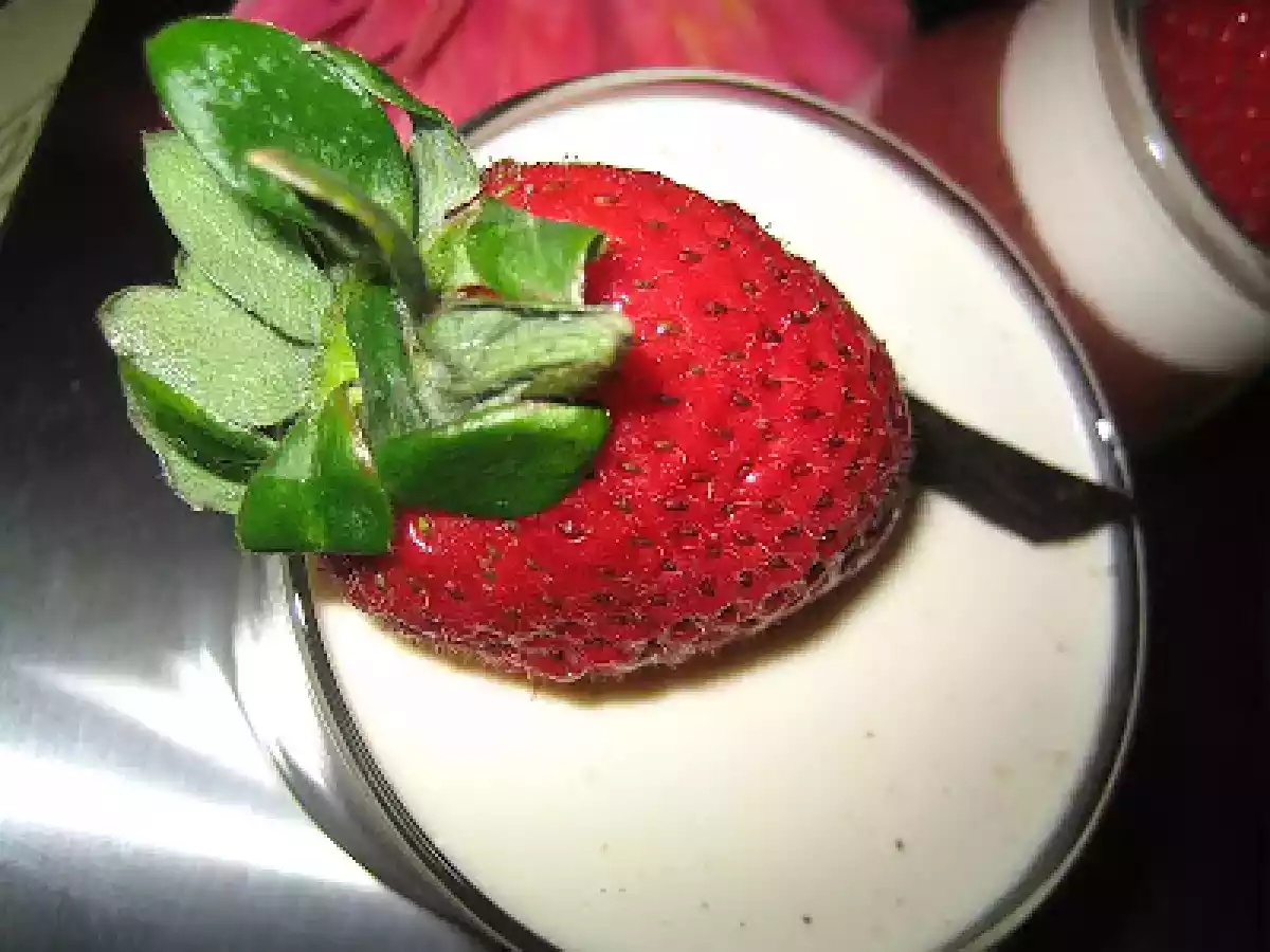 PANNA COTTA AUX FRAISES, VINAIGRE BALSAMIQUE!!! - photo 2