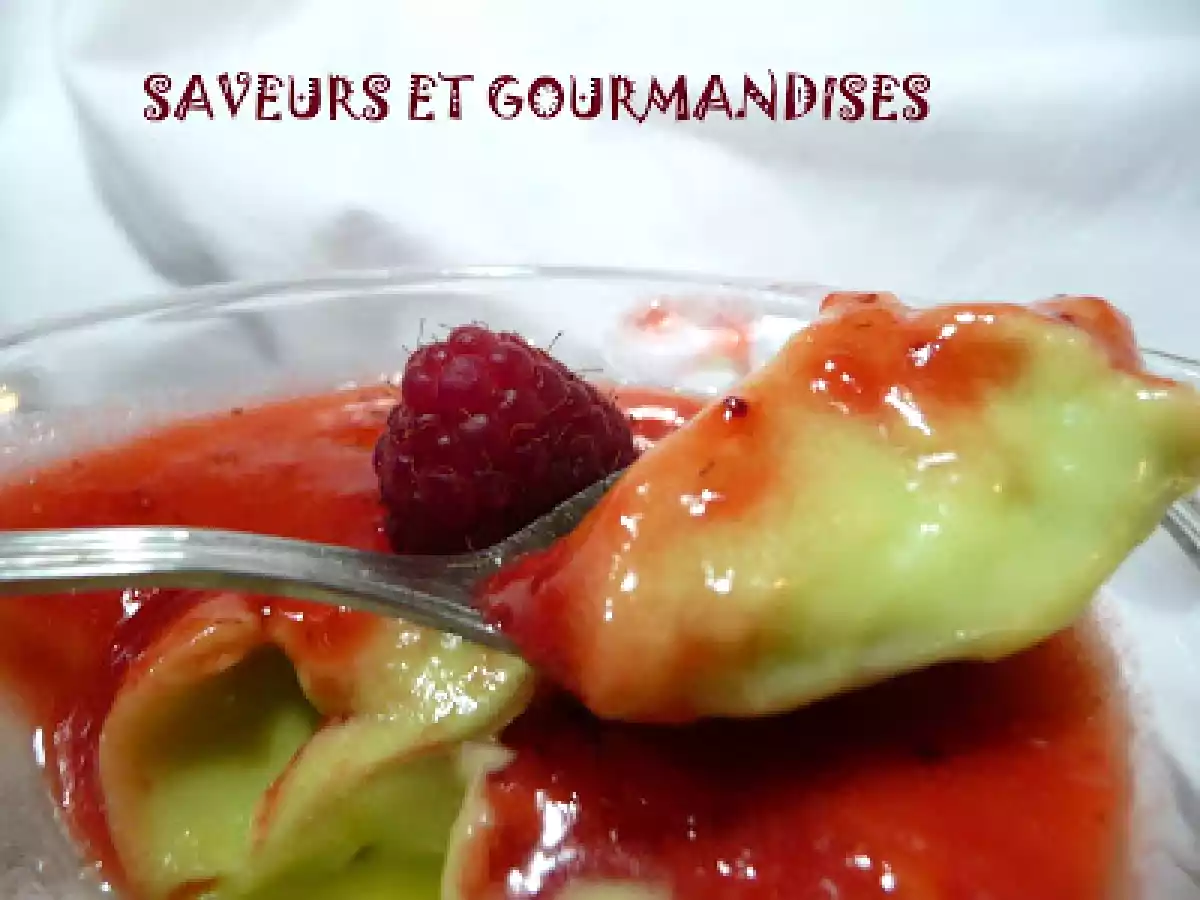 PANNA COTTA AVOCAT-FRAMBOISES. - photo 4