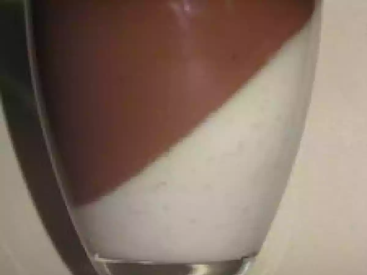 Panna cotta banane - chocolat noir