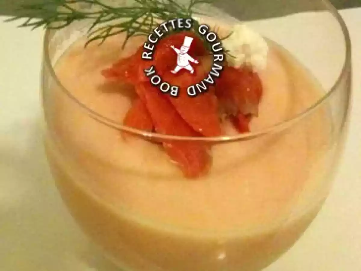 Panna Cotta de chou-fleur au saumon fumé