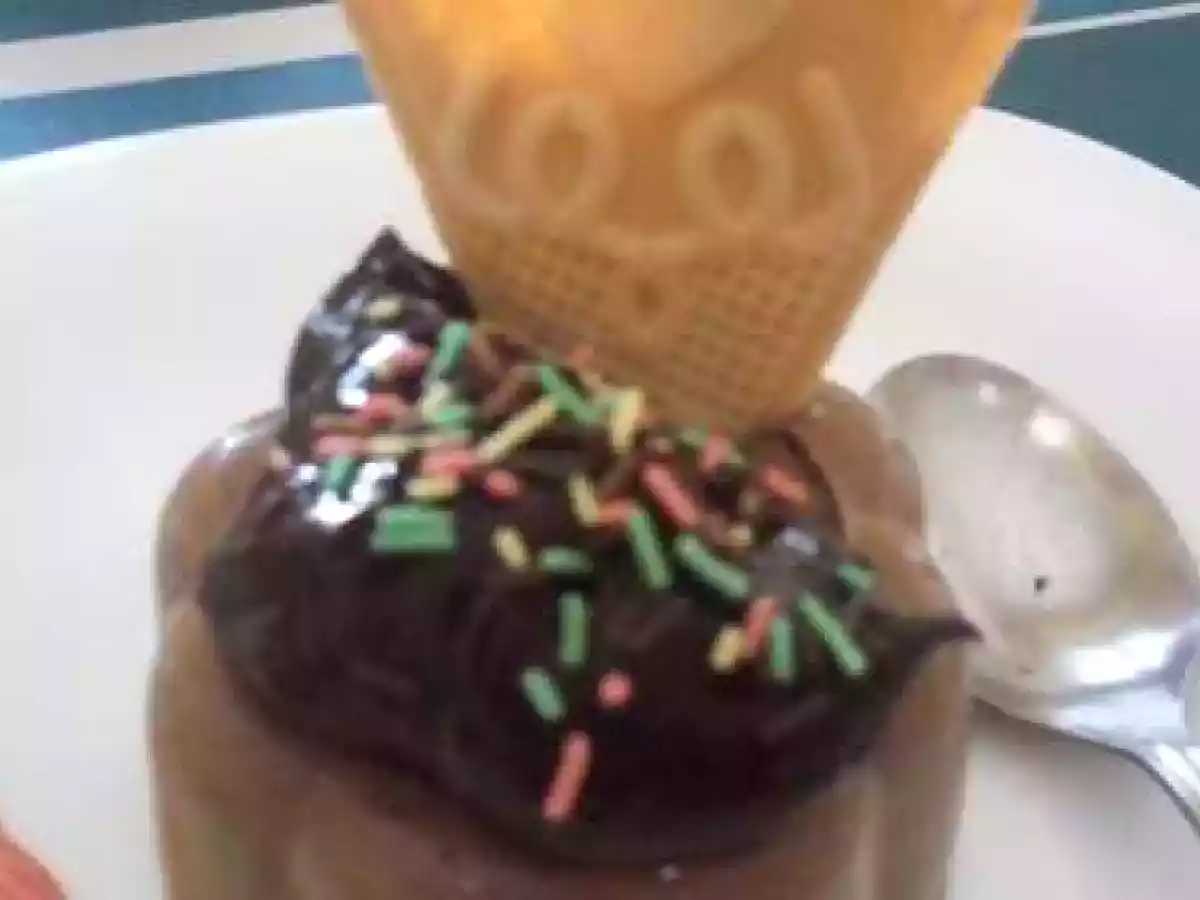 panna cotta et sa sauce chocolat - photo 2