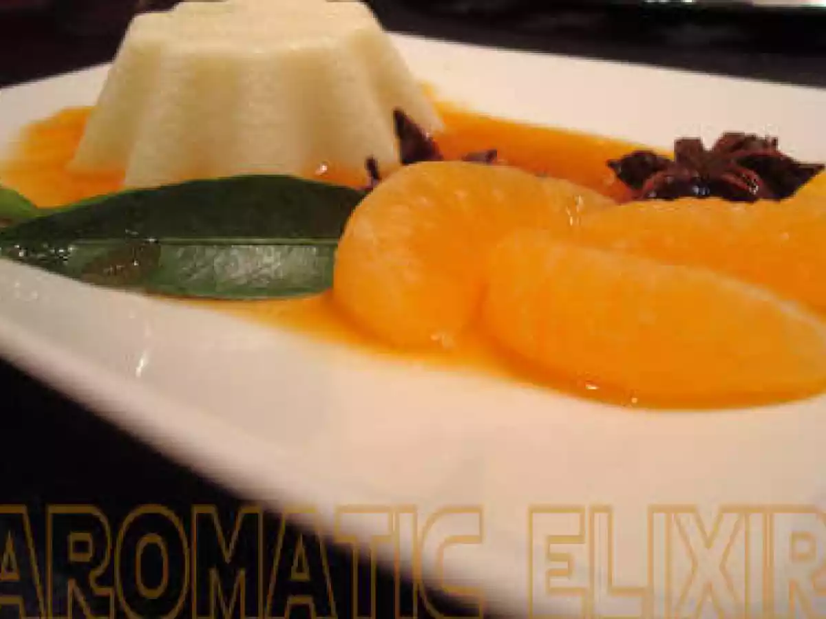 Panna cotta et son élixir de mandarines - photo 4