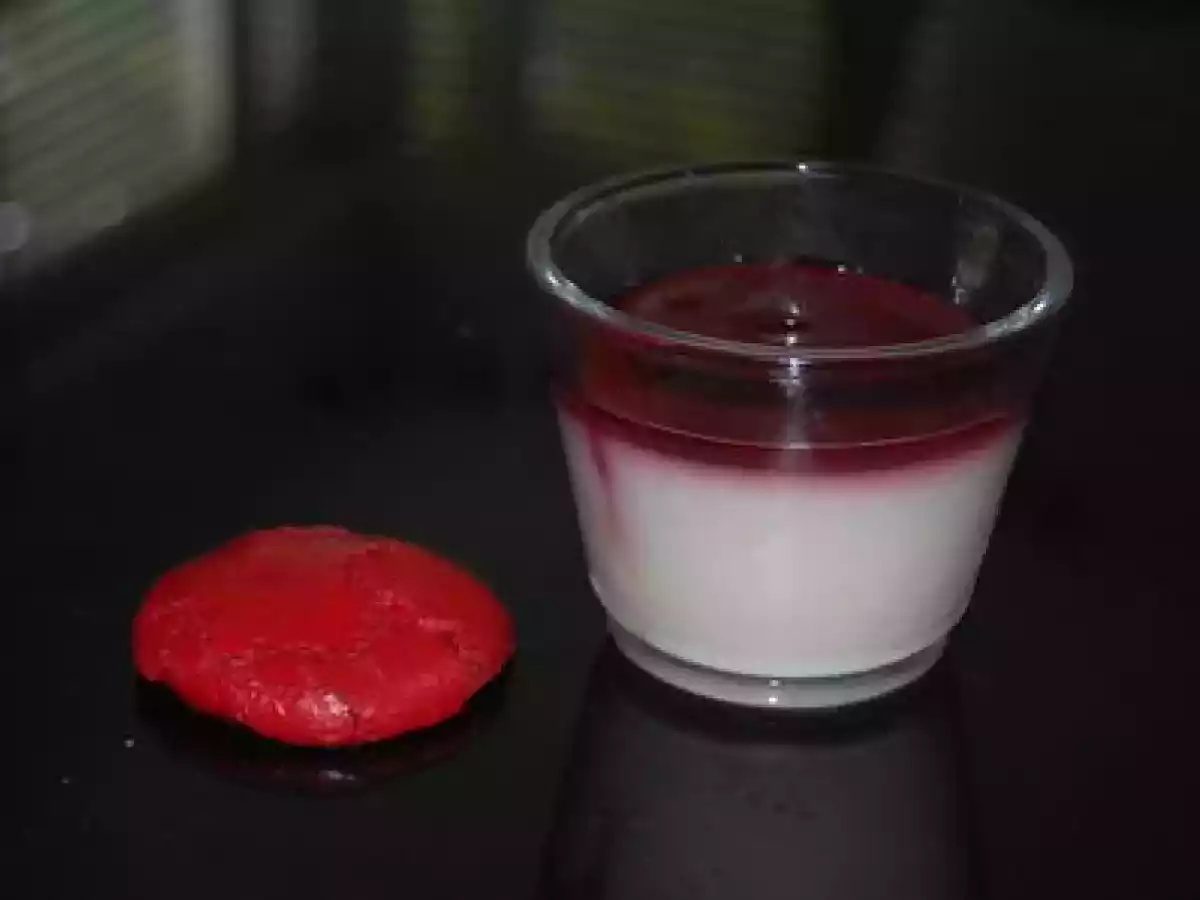Panna Cotta légère aux fruits rouges pour 4 point Weight Watchers