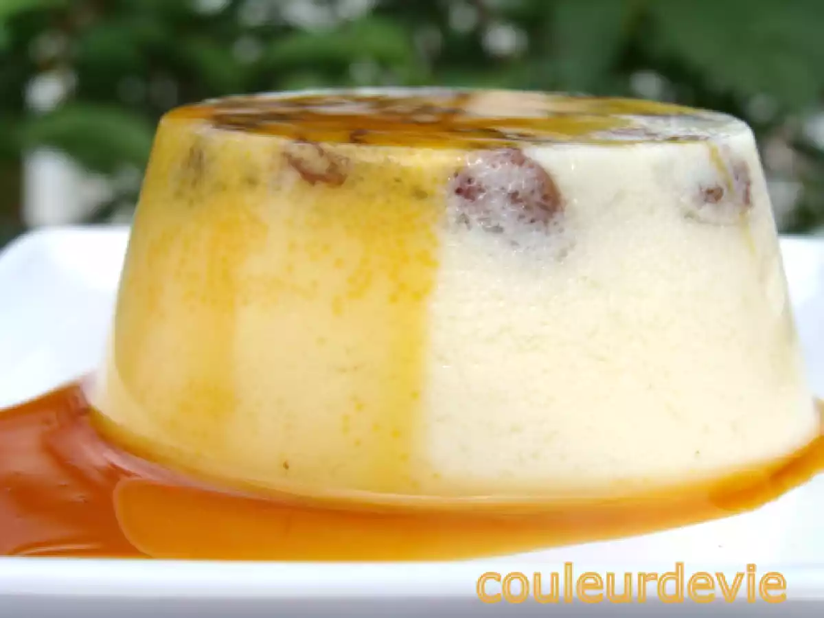 Panna cotta rhum-raisins au coulis de caramel - photo 3