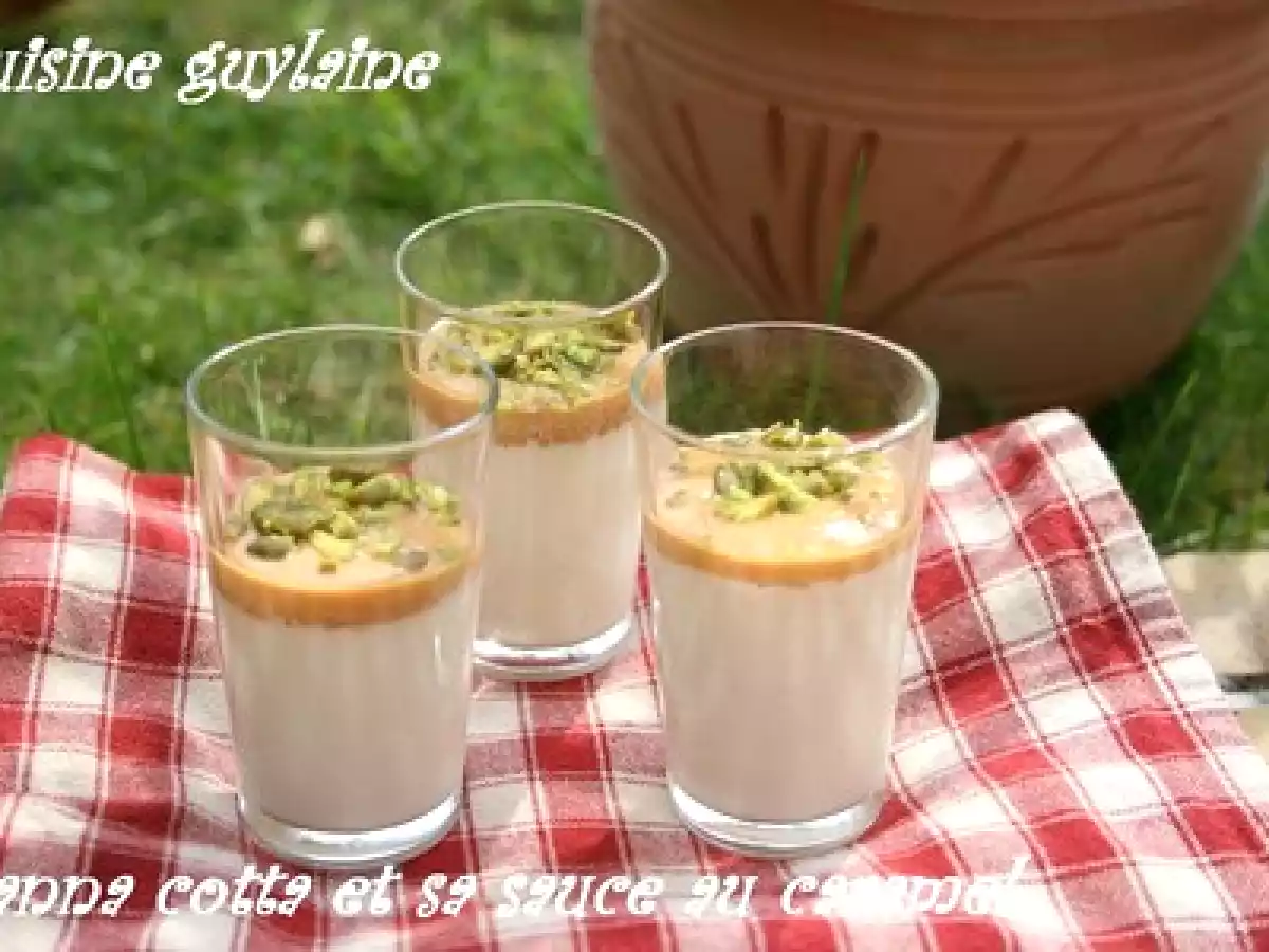 Panna cotta sauce caramel - photo 2