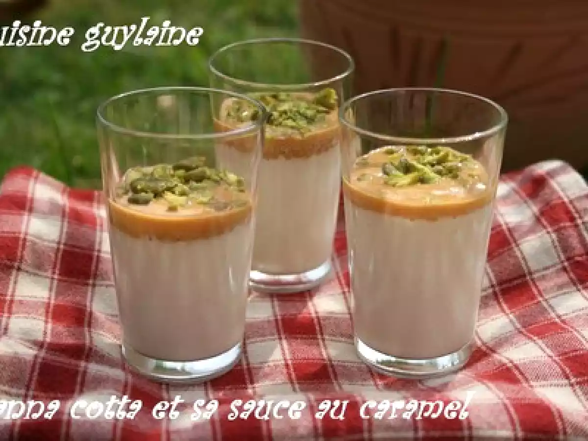 Panna cotta sauce caramel - photo 4